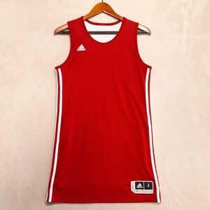 Adidas Mens 3G Speed Reversible Basketball Jersey Power Red/White Small Mesh